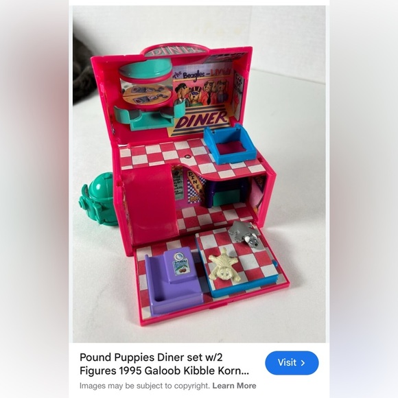 Pound puppies mini diner set, Kibble Korner,no pound puppies included .1995 - Picture 2 of 14